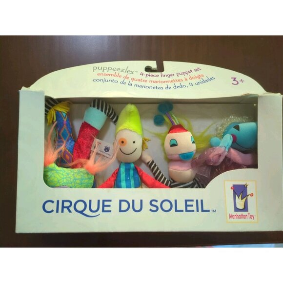 Cirque Du Soleil Finger Puppets Set Of 4 By Manhattan Toy Puppeezles - Picture 5 of 5